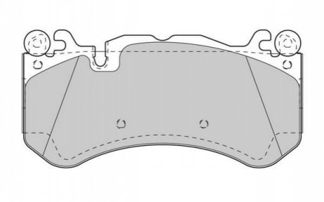 573425J Jurid JURID DB Тормоз. колодки перед. C-CLASS (W204) C 63 AMG 08-14, E-CLASS (W212) E 63 AMG 09-15