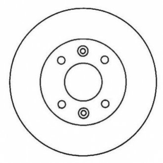 561336JC Jurid JURID RENAULT Диск гальмівний передн(вент).R11,19,21,Clio,Kangoo,Megane
