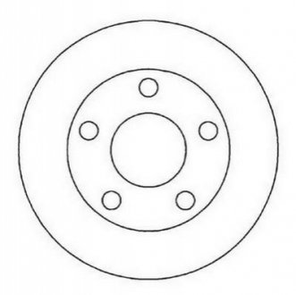 562005JC Jurid JURID VW Диск тормозной задн.Passat 1.8/2.8 V6Audi A4