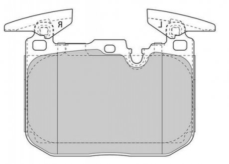 573355J Jurid JURID BMW Тормозные колодки 3 F30/F31, 4 F36/F32