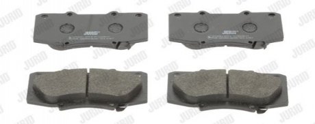 573435J Jurid JURID TOYOTA Тормозные колодки передн.Hilux 05-