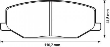 572226J Jurid JURID SUZUKI Колодки тормозні передн. Jimny 98-