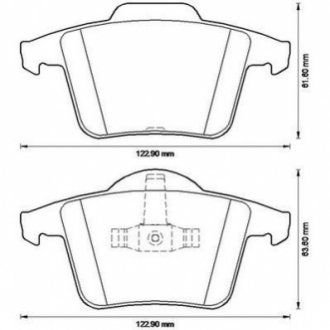 573236J Jurid JURID VOLVO Тормозные колодки задні XC90 02-
