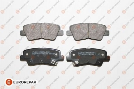 1623063980 Eurorepar EUROREPAR KIA гальмівні колодки задн.Carens,Ceed,Soul,Hyundai i10,20,30,40,Tucson