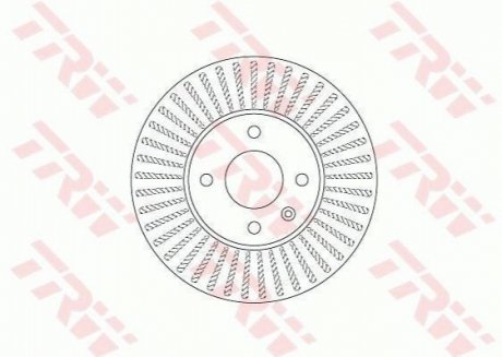DF6254 TRW Диск гальмівний (1 шт.) CHEVROLET Aveo(T300)/Cobalt "F D=256mm "11>>