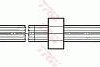 PHB418 TRW Гальмівний шланг BMW 5(E60,E61)/6(E64) "F "01-10 (фото 1)