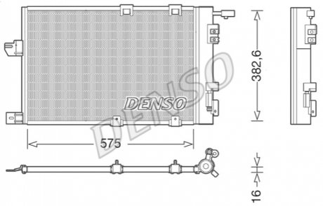 DCN20038 DENSO Конденсер кондиционера