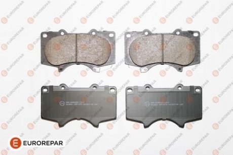 1639379080 Eurorepar EUROREPAR TOYOTA гальмівні колодки передн.Land Cruiser 02-,Fortuner,Mitsubishi Pajero IV 07-