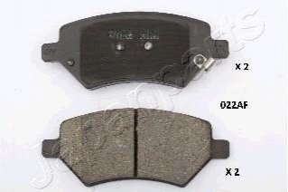 PA-022AF JAPANPARTS JAPANPARTS CHERY колодки гальмівні передні Tiggo 07-, M11 08-