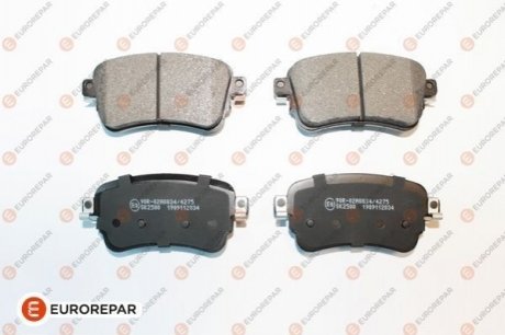 1675991880 Eurorepar EUROREPAR задні гальмівні колодки CITROEN JUMPY, SPACETOURER OPEL VIVARO C PEUGEOT EXPERT, TRAVELLER TOYOTA PROACE, PROACE VERSO 1.5D-Electric 02.16-