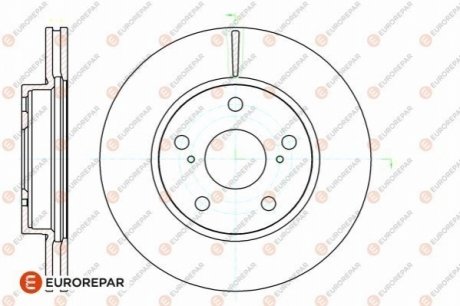 1642778780 Eurorepar EUROREPAR 8708309198 ДИСКИ ГАЛЬМ. ПЕР. 2 ШТ.