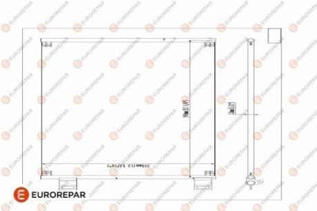 1618099880 Eurorepar Радіатор кондиціонера