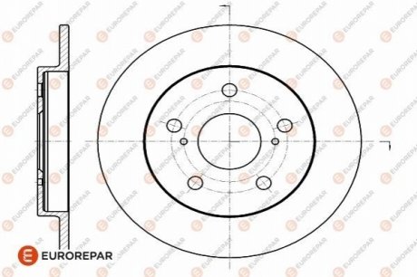 1642770380 Eurorepar EUROREPAR 8708309198 ДИСК ГАЛЬМ?ВНИЙ К-КТ