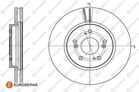 1622807580 Eurorepar EUROREPAR 8708309198 ДИСК ГАЛЬМ?ВНИЙ