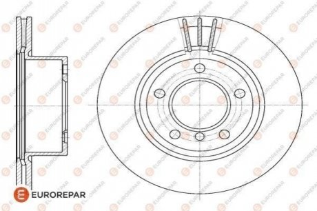 1618888380 Eurorepar EUROREPAR 8708309198 ДИСК ГАЛЬМ?ВНИЙ