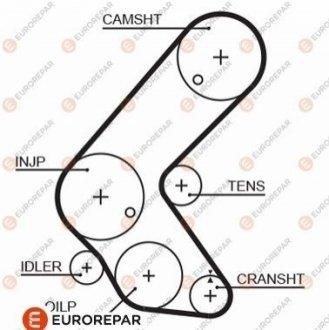 1633131380 Eurorepar EUROREPAR 4010350000 РЕМ?НЬ ГРМ