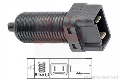 1.810.012 EPS EPS RENAULT Выключатель STOP-сигналов (под педаль) 85-