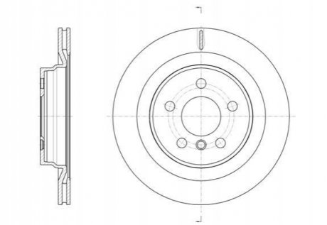 61632.10 REMSA REMSA BMW Диск гальмівний задній 1/F40, X1/F48