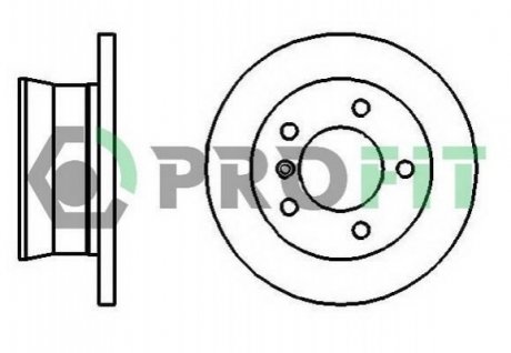 5010-2001 PROFIT Диск гальмівний