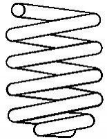 996 120 SACHS Пружина подвески задняя