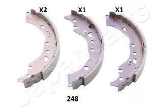 GF-248AF JAPANPARTS JAPANPARTS TOYOTA щоки гальм. задні Yaris 11-, Verso 10-, IQ