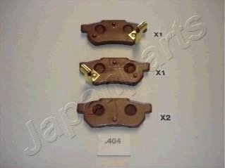 PP-404AF JAPANPARTS JAPANPARTS HONDA колодки гальмівні задні Civic 1,5/1,6 90-