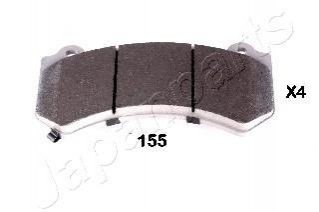 PA-155AF JAPANPARTS JAPANPARTS CHEVROLET колодки гальм. передн. Camaro, JEEP