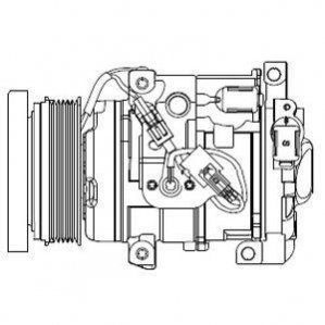 CS20508 Delphi Компресор кондиционера