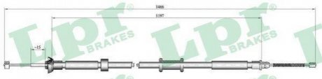 C1024B LPR Трос ручного гальма