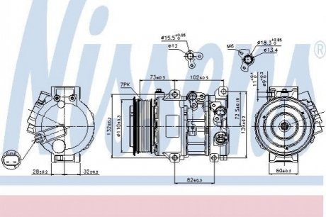 89516 NISSENS Компресор кондиционера