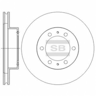 SD4030 Hi-Q (SANGSIN) Гальмівний диск передній