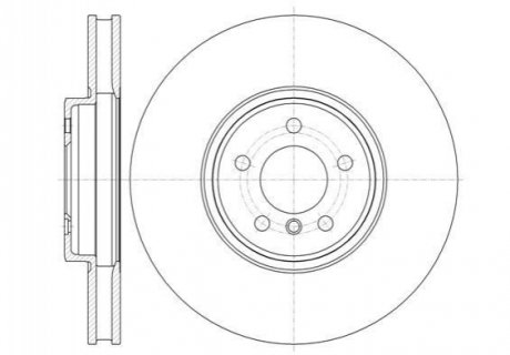 61333.10 REMSA REMSA диск гальм. передн. BMW X5 E70, X6 E71