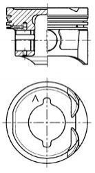 41284610 KOLBENSCHMIDT Поршень RENAUL 80.00 K4M +0.25