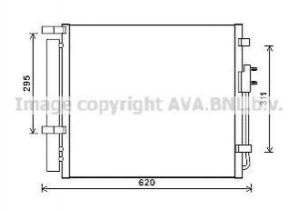 HY5343D AVA COOLING Радіатор кодиціонера