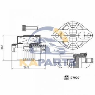 Фильтр гидравлический 177900