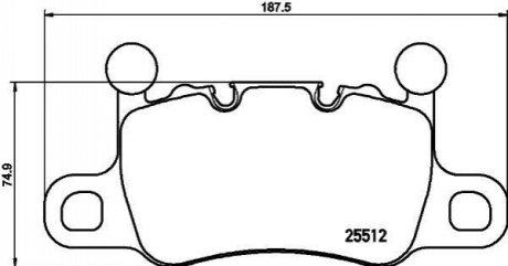 P65 038 BREMBO Гальмівні колодки дискові