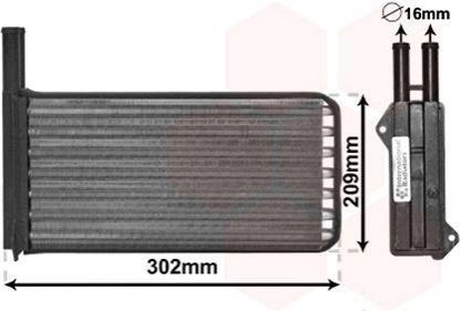 18006154 Van Wezel Радіатор пічки