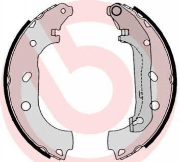 S24 539 BREMBO Гальмівні колодки барабанні