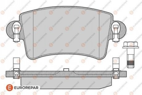 1617258980 Eurorepar EUROREPAR RENAULT гальмівні колодки задн.Master II,Opel Movano 98-