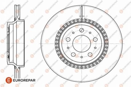 1642769780 Eurorepar EUROREPAR ДИСК ГАЛЬМ?ВНИЙ ЗАДН?Й