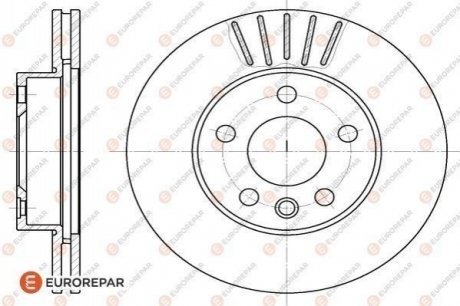 1618874080 Eurorepar EUROREPAR ДИСК ГАЛЬМ?ВНИЙ