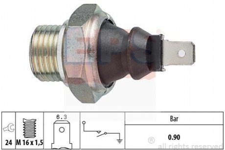 1.800.140 EPS EPS VW Датчик давления масла LUPO 1.0I 98-