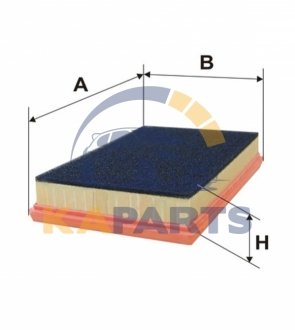 WA9602 WIX FILTERS Фільтр повітряний