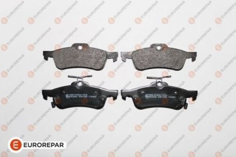 1617272180 Eurorepar EUROREPAR TOYOTA гальмівні колодки задн.Yaris 05-,Honda Civic IX 12-