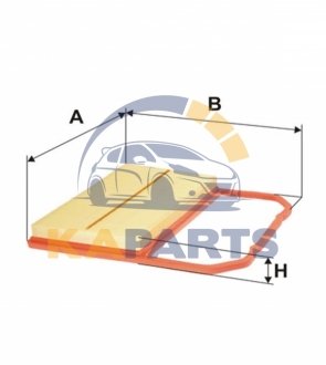 WA9744 WIX FILTERS Фільтр повітряний