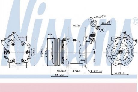 89109 NISSENS Компресор кондиционера First Fit