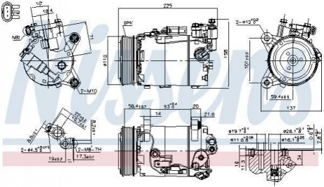 890600 NISSENS Компресор кондиционера First Fit