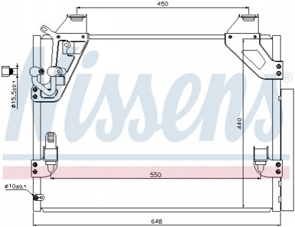 940082 NISSENS Радиатор кондиционера First Fit