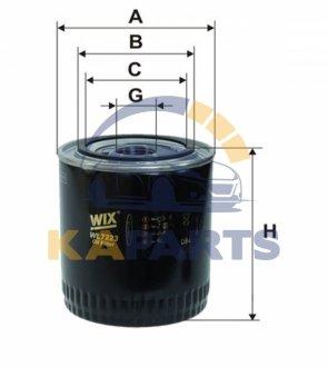 WL7223 WIX FILTERS Фільтр оливний