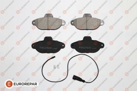 1617252680 Eurorepar EUROREPAR FIAT Колодки тормозные передні PUNTO BENDIX 93-,SEICENTO 98-